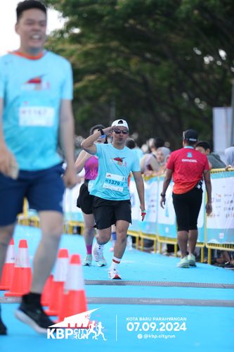 Race photo from KBP City Run 2024