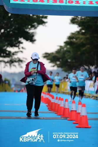 Race photo from KBP City Run 2024