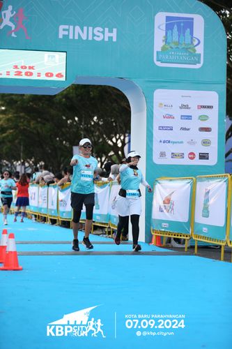Race photo from KBP City Run 2024