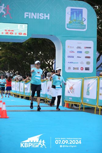 Race photo from KBP City Run 2024