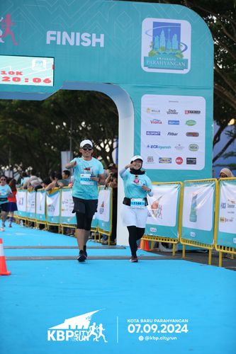 Race photo from KBP City Run 2024