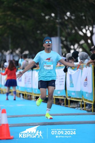 Race photo from KBP City Run 2024