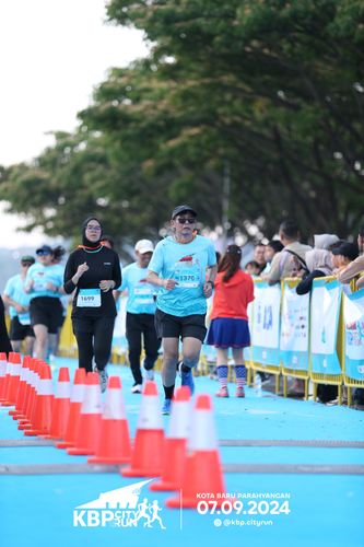 Race photo from KBP City Run 2024