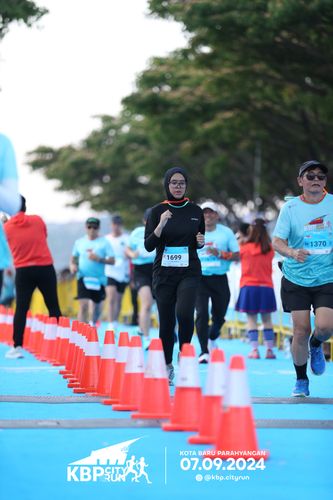 Race photo from KBP City Run 2024