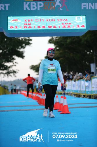 Race photo from KBP City Run 2024
