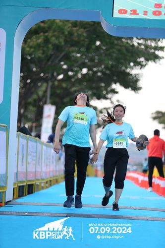 Race photo from KBP City Run 2024