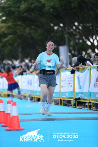 Race photo from KBP City Run 2024