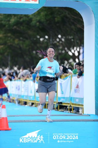 Race photo from KBP City Run 2024