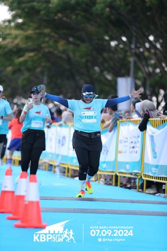 Race photo from KBP City Run 2024