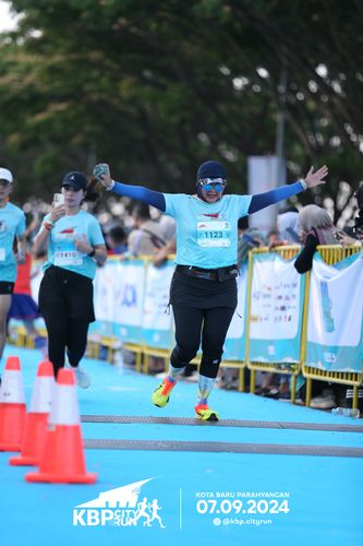 Race photo from KBP City Run 2024