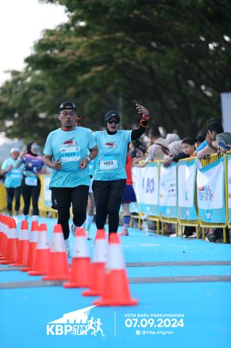 Race photo from KBP City Run 2024