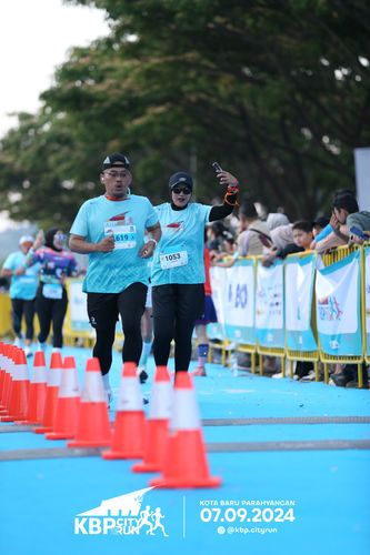 Race photo from KBP City Run 2024