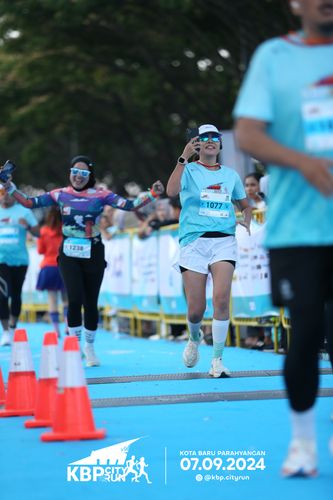 Race photo from KBP City Run 2024