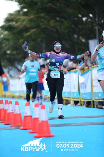Race photo from KBP City Run 2024