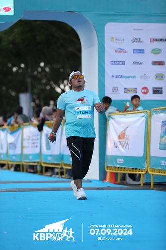 Race photo from KBP City Run 2024