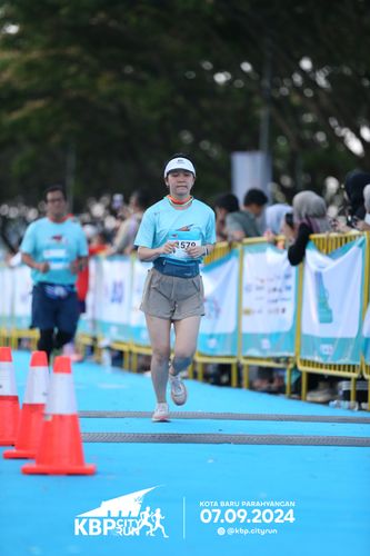 Race photo from KBP City Run 2024