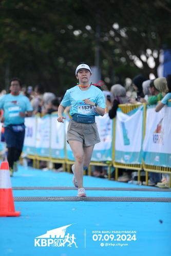 Race photo from KBP City Run 2024
