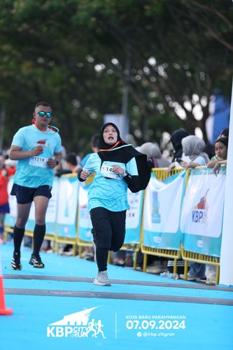 Race photo from KBP City Run 2024