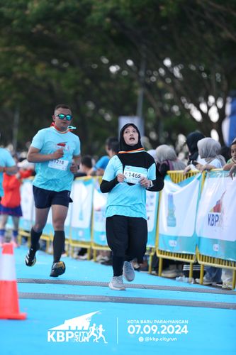Race photo from KBP City Run 2024