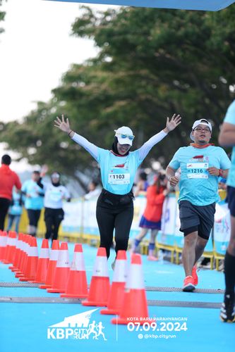 Race photo from KBP City Run 2024