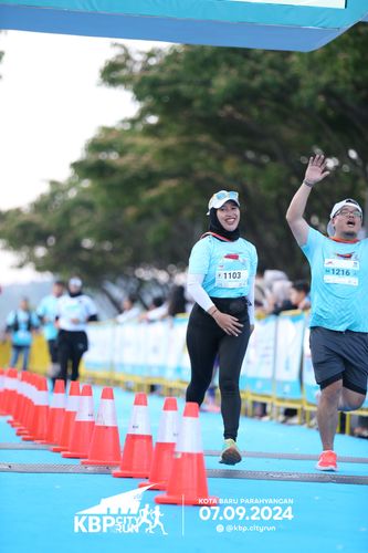 Race photo from KBP City Run 2024