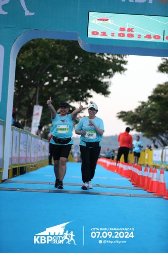 Race photo from KBP City Run 2024