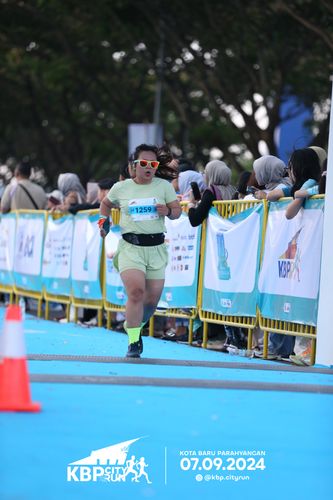 Race photo from KBP City Run 2024