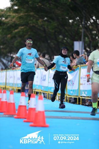 Race photo from KBP City Run 2024
