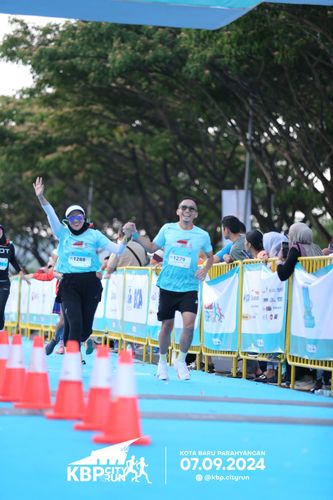 Race photo from KBP City Run 2024