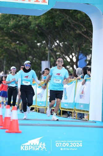 Race photo from KBP City Run 2024