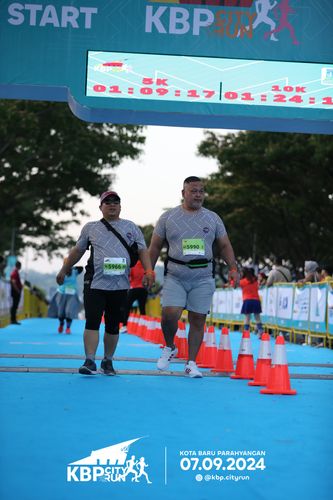Race photo from KBP City Run 2024