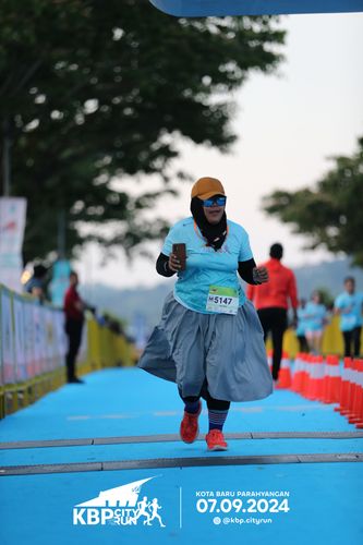 Race photo from KBP City Run 2024