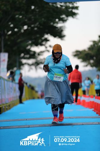 Race photo from KBP City Run 2024