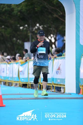 Race photo from KBP City Run 2024