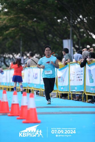 Race photo from KBP City Run 2024