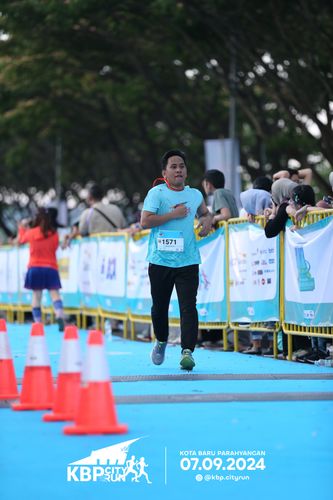 Race photo from KBP City Run 2024