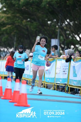 Race photo from KBP City Run 2024