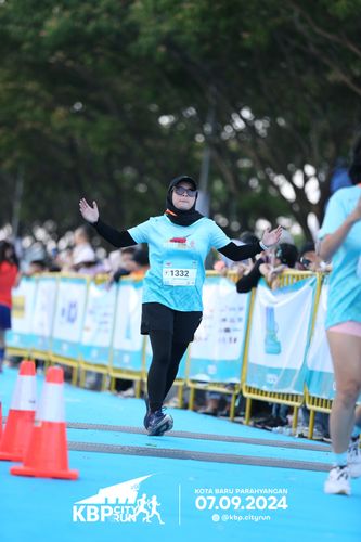 Race photo from KBP City Run 2024