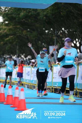 Race photo from KBP City Run 2024