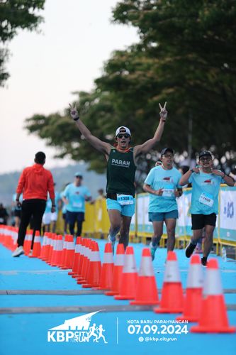 Race photo from KBP City Run 2024