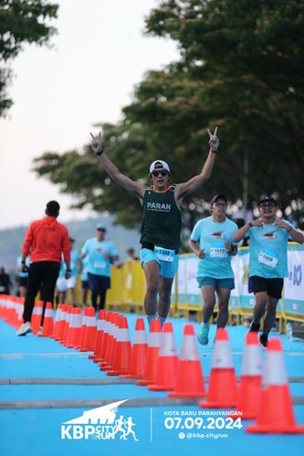 Race photo from KBP City Run 2024