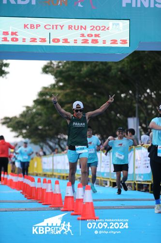 Race photo from KBP City Run 2024