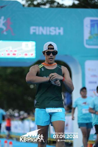Race photo from KBP City Run 2024