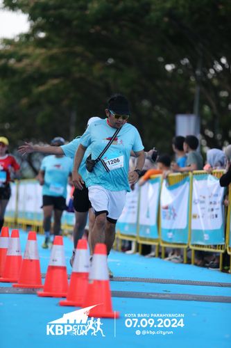 Race photo from KBP City Run 2024
