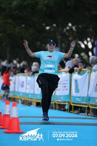 Race photo from KBP City Run 2024