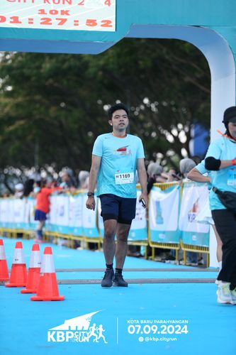 Race photo from KBP City Run 2024