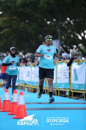 Race photo from KBP City Run 2024