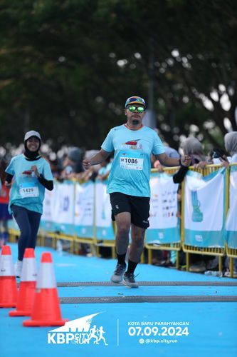 Race photo from KBP City Run 2024