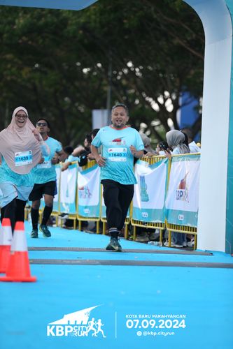 Race photo from KBP City Run 2024
