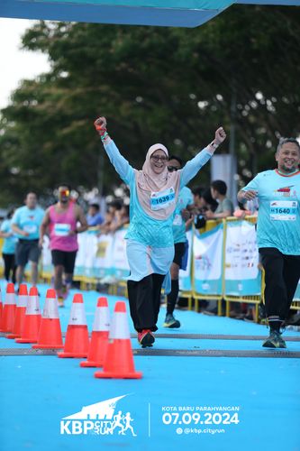 Race photo from KBP City Run 2024